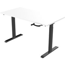Sit-stand workstation burslibl120white