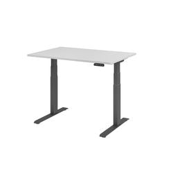 Martillo de escritorio Bach para sentarse y pararse vxdkb12 5 g gris 1200 x 800 mm