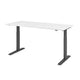 Bach martillo de escritorio para sentarse y pararse vxmka19 w g blanco 1800 x 800 mm