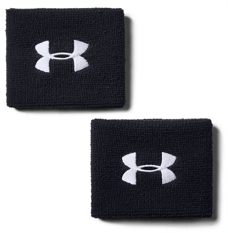 Fascia antisudore da uomo Under Armour Performance WB-BLK - nera - bianca