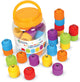 Recursos de aprendizaje emociones del arco iris fidget poppers conjunto de 24 - 3+