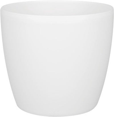 Elho brussels rond 30 - bloempot voor binnen - ø 29.5 x h 27.1 cm - wit