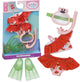 Conjunto de snorkel para bebé nacido (43 cm)