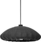 Eglo barlaston hanglamp - e27 - ø 45 cm - zwart|grijs - uitwasbaar textiel