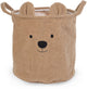 Childhome - opbergmand - 40x40x40 cm - teddy - bruin - speelgoedmand - wasmand