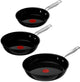 Tefal experience ceram - set pentole - 20 24 28 cm - fusion core - ceramica - induzione - ergonomica - senza pfas