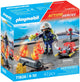 Playmobil action heroes brandweerman met waterpomp - 71826