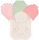Vaessen creative pons - 3 in 1 hoekpons - 1,5 cm - 2,3 cm - ø4 mm - ivoor