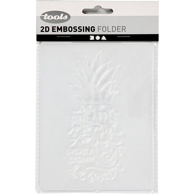 Cartella per embossing Creative Company, parole, misura 11x14 cm, spessore 2 mm, 1 pezzo