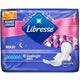 Toallas sanitarias libresse maxi buenas noches alas 10 piezas