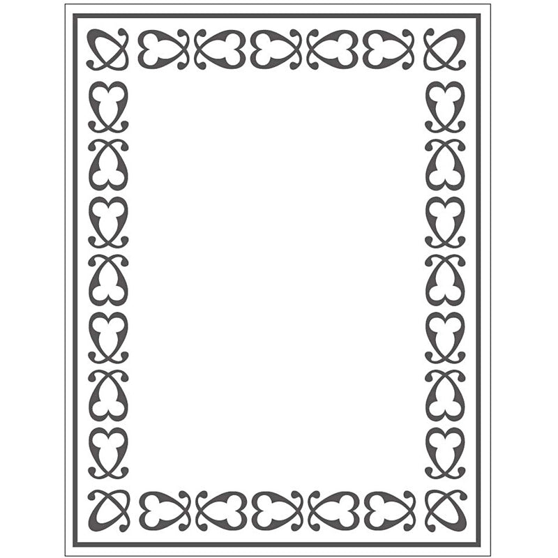 Cartella per embossing Creative Company, cornice, misura 11x14 cm, spessore 2 mm, 1 pezzo