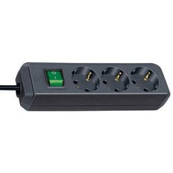 Presa Brennerstuhl eco-line a 3 vie nera con interruttore | 1152300015 - 1152300015