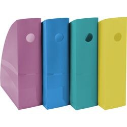 Cassetta portariviste exacompta 18293setd Assortimento Forever Young Colour Pack 4