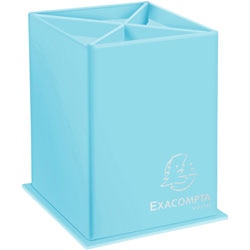 Portapenne exacompta 67862d acquerello blu pastello conf. da 8
