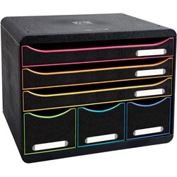 Ladekastje exacompta 306914d black office zwart