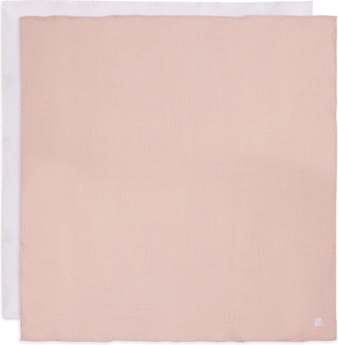 Jollein hydrofiele doek large - 115x115cm - wild rose ivory - 2pack
