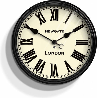 Newgate battersby - reloj de pared - negro