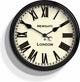 Newgate battersby - wall clock - black