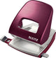 Perforatore Leitz style new nexxt rosso a 2 fori da 30 fogli
