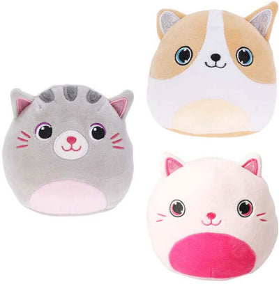 Animali peluche abbracciano, 14 cm