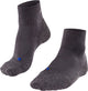 Falke tk2 cool short anti-blaar dik lyocell functioneel materiaal wandelsokken heren grijs - maat 44-45