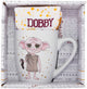 Calcetines taza dobby de harry potter cabeza unisex - multicolor - estándar