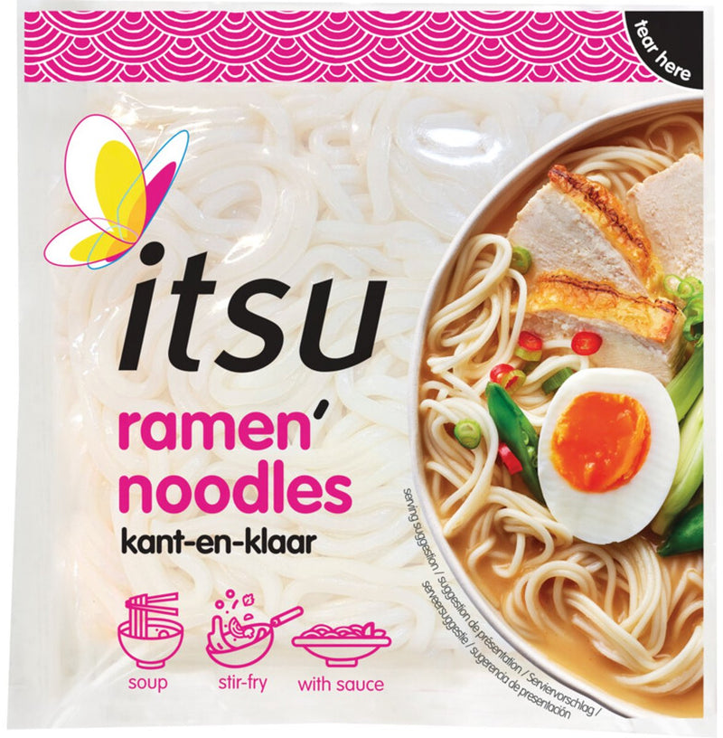 Fideos ramen Itsu listos para usar 15 x 150 gramos