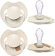 Ciuccio Difrax lovi Dynamic - prime - 18+ mesi - crema beige chiaro - 2 pezzi