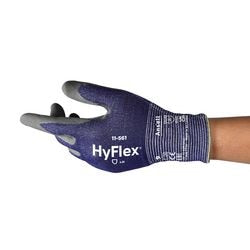 Safety gloves hyflex 11561r090-1p size 9 dark blue pack of 12 pairs