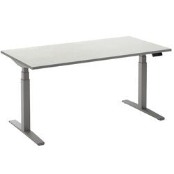 Escritorio bipedestador ceha ade2plhl148q9006w melamina blanca, metal