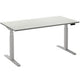 Scrivania sit-stand ceha ade2plhl148q9016w melaminico bianco, metallo