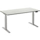 Scrivania sit-stand ceha ade2plhl168q9016w melaminico bianco, metallo