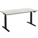 Escritorio bipedestador ceha ade2plhl188q9005w melamina blanca, metal