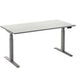 Escritorio bipedestador ceha ade2plhl208q9006w melamina blanca, metal