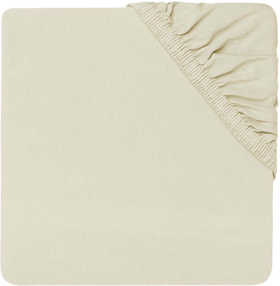 Jollein - caja de sábanas ajustables para bebé, colchón, jersey (marfil) - algodón - caja de sábanas ajustables - 75x95cm