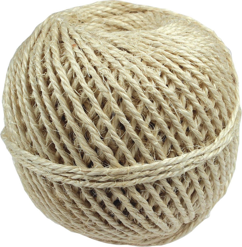 Cuerda de sisal sans marque sin marca de 3 hilos, ovillo de 500 g, + - 90 m