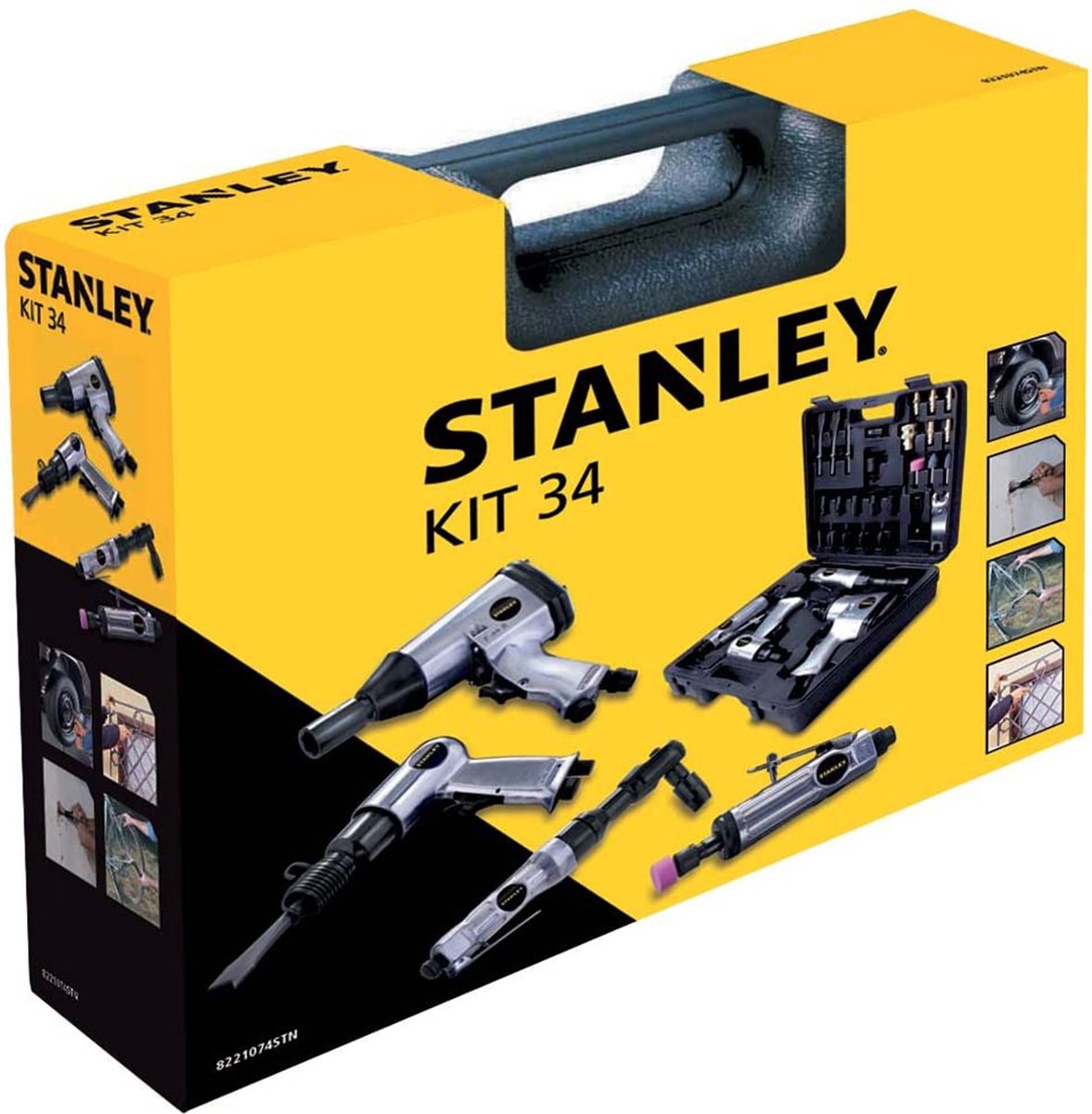 Stanley pneumatische kit - 34 delig