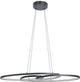 Lampada a sospensione Eglo Gianella - LED - alluminio|acciaio|plastica - nero|bianco