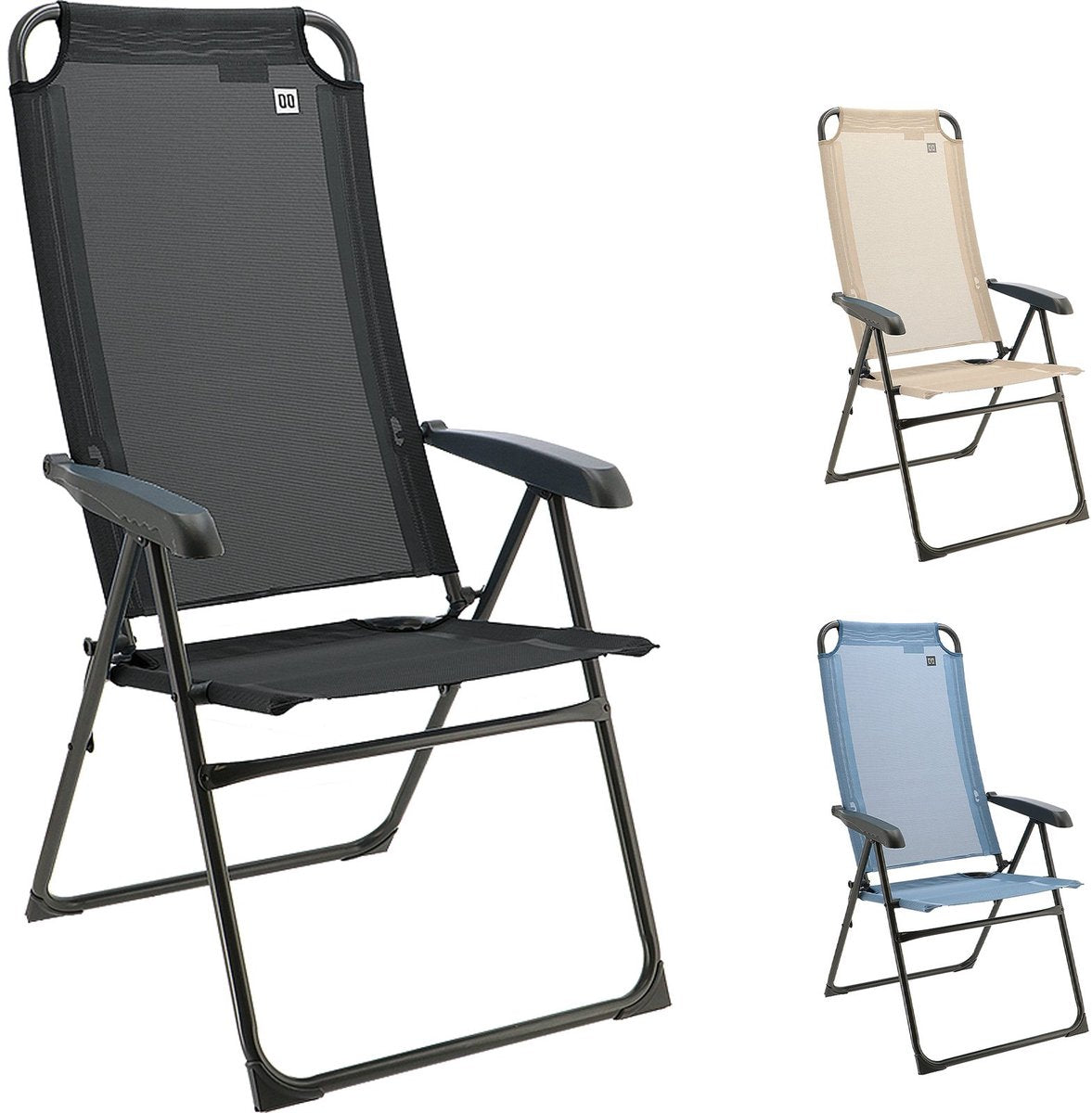 Travellife como camping position chair - compactly foldable - backrest adjustable in 6 positions - water and UV resistant