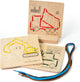 Bigjigs Wooden Road puzzle a numero di costruzione, 8dlg.