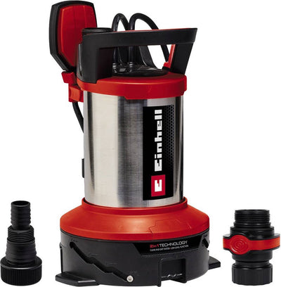 Bomba eléctrica de agua sucia Einhell ge-dp 7535 n ll eco - 750 w - 18500 l h - suciedad hasta ø35 mm - succión hasta 1 mm - ajustable para agua sucia y limpia - interruptor de flotador de ajuste continuo