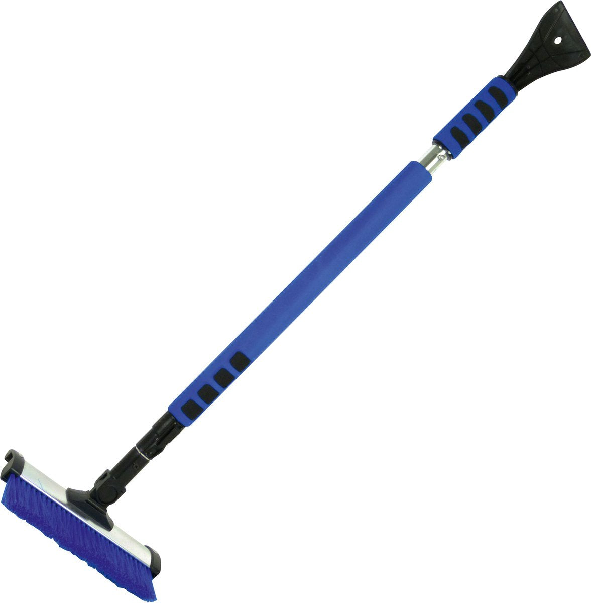 Carpoint uitschuifbare sneeuwborstel met ijskrabber – 100-150 cm – 2-in-1 – antislip grip – winter accessoire