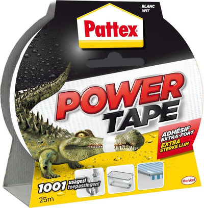 Pattex 1006697 - nastro adesivo 25m bianco | 6 pezzi
