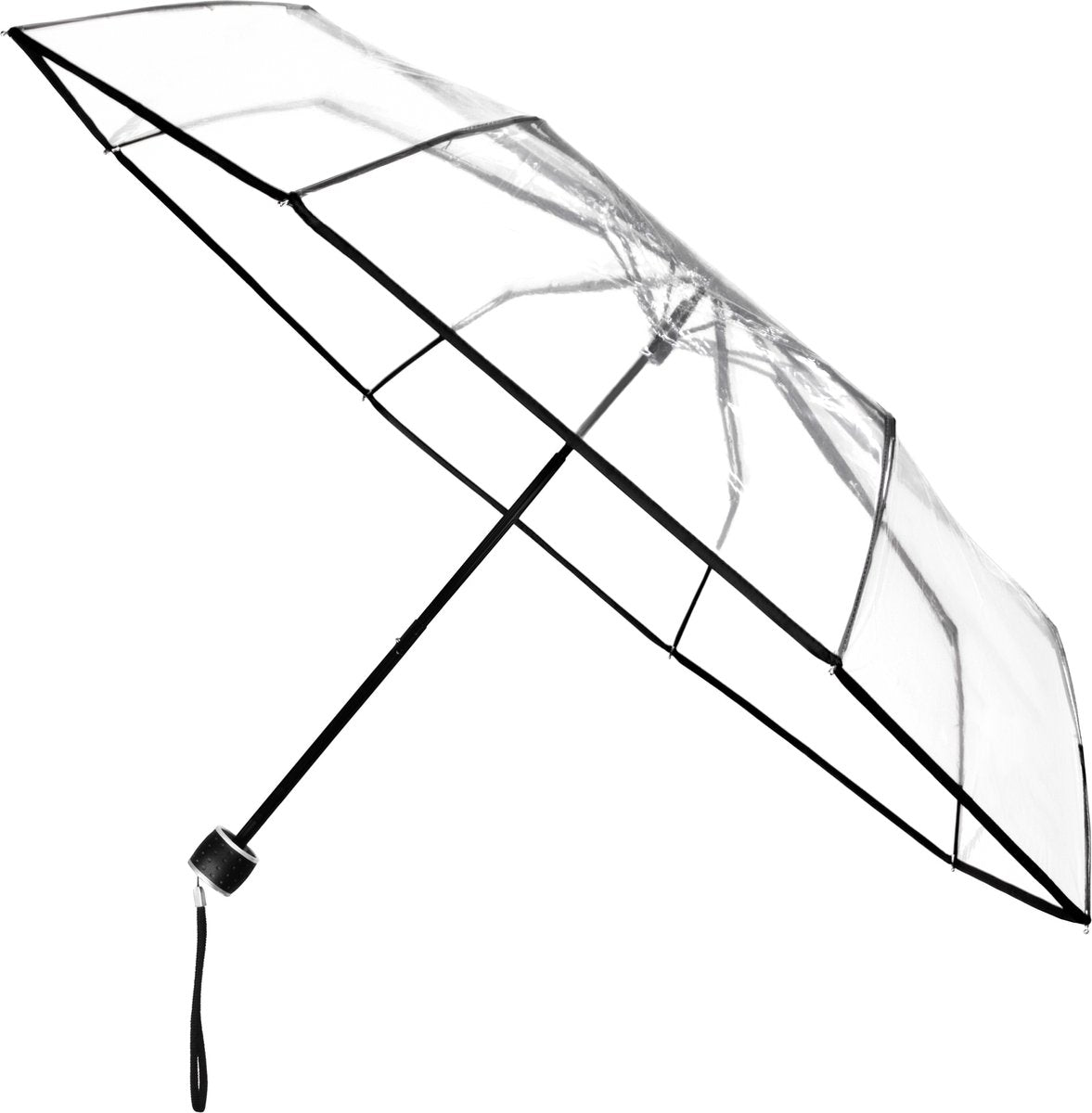 Minimax - transparente - apertura manual - resistente al viento - 98 cm - transparente