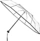 Minimax - transparente - apertura manual - resistente al viento - 98 cm - transparente