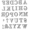 Fustella Creative Company, alfabeto, misura 2x1,5-2,5 cm, 1 pezzo