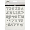 Fustella Creative Company, alfabeto, misura 2x1,5-2,5 cm, 1 pezzo