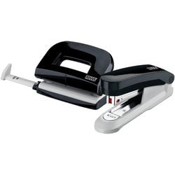 Cucitrice e perforatrice novus 020-1829 plastica, metallo nero