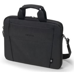 Bolso para portátil Dicota d31308-rpet 300d 100% poliéster con respaldo de PU de 2 pliegues negro