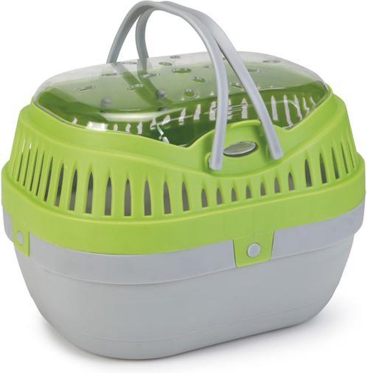 Beeztees travica - cestino da viaggio - per roditori - per conigli - verde grigio - 27x20 cm